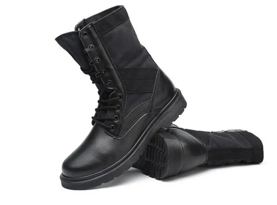 Модные ботильоны осенние мужские ботинки в байкерском стиле мужские туфли-оксфорды, большие размеры 38-45 - Цвет: 2