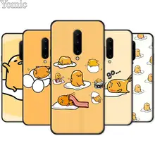 Silicone TPU Case for Oneplus 7 7 Pro 6 6T 5T Black Soft Case for Oneplus 7 7Pro Phone Cover Shell Lovely Gudetama Egg
