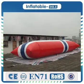 

Free Shipping 5x2m 0.9mm PVC Inflatable Jumping Blob Inflatable Water Blob Bouncing Bag For Sale