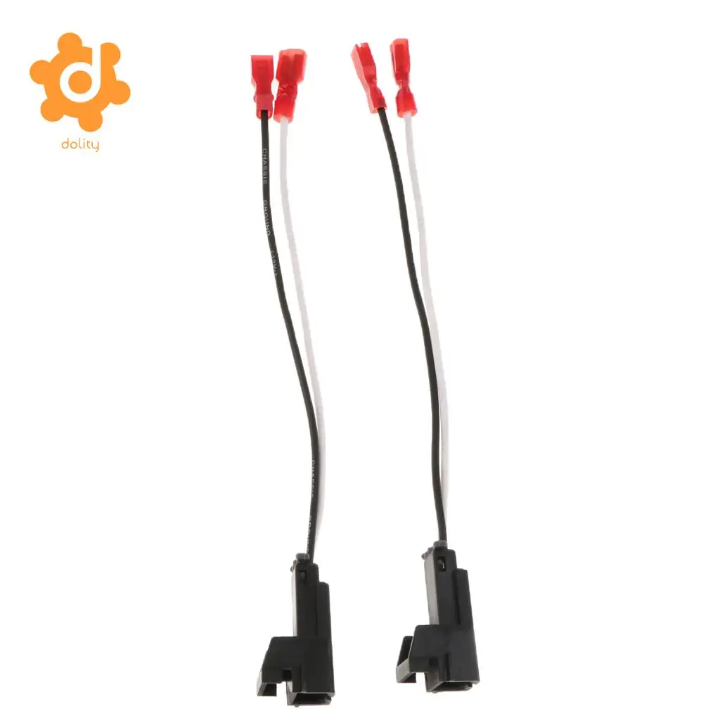2 Pieces Car Speaker Wire Harness Adapter Plug for Chevrolet Buick Hummer
