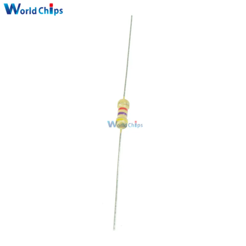 

50PCS 4.7K 4K7 Ohms 0.25W 1/4W 5% Carbon Film Resistors Resistance