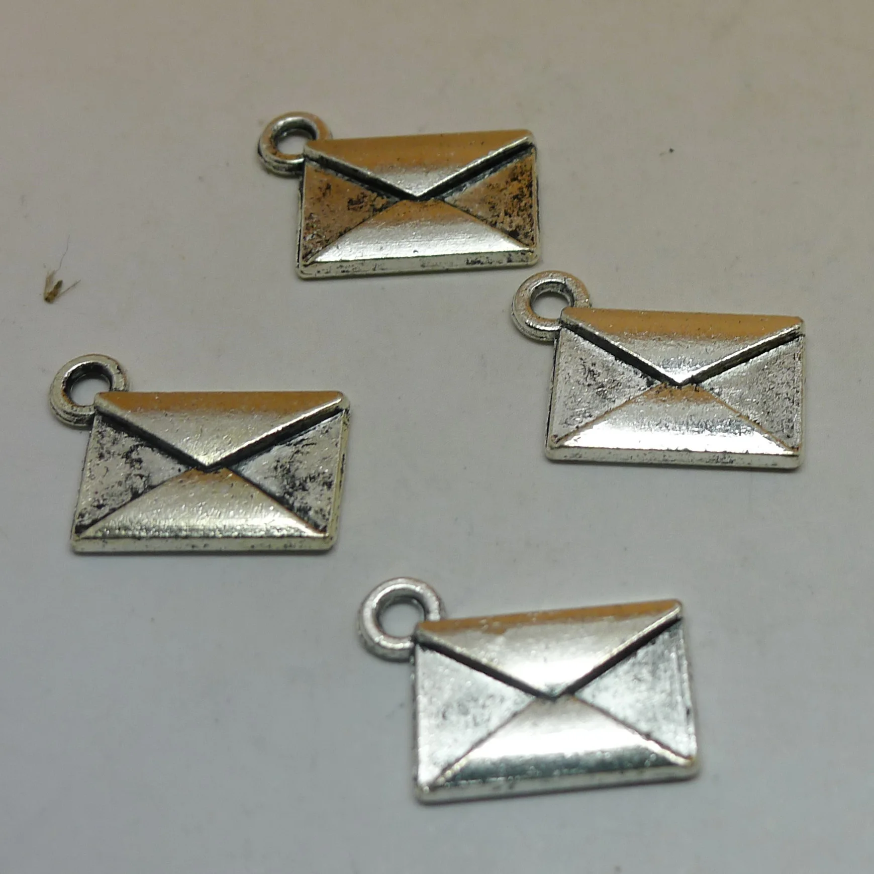 Buy Envelope Charms Pendants alloy Antique Silver