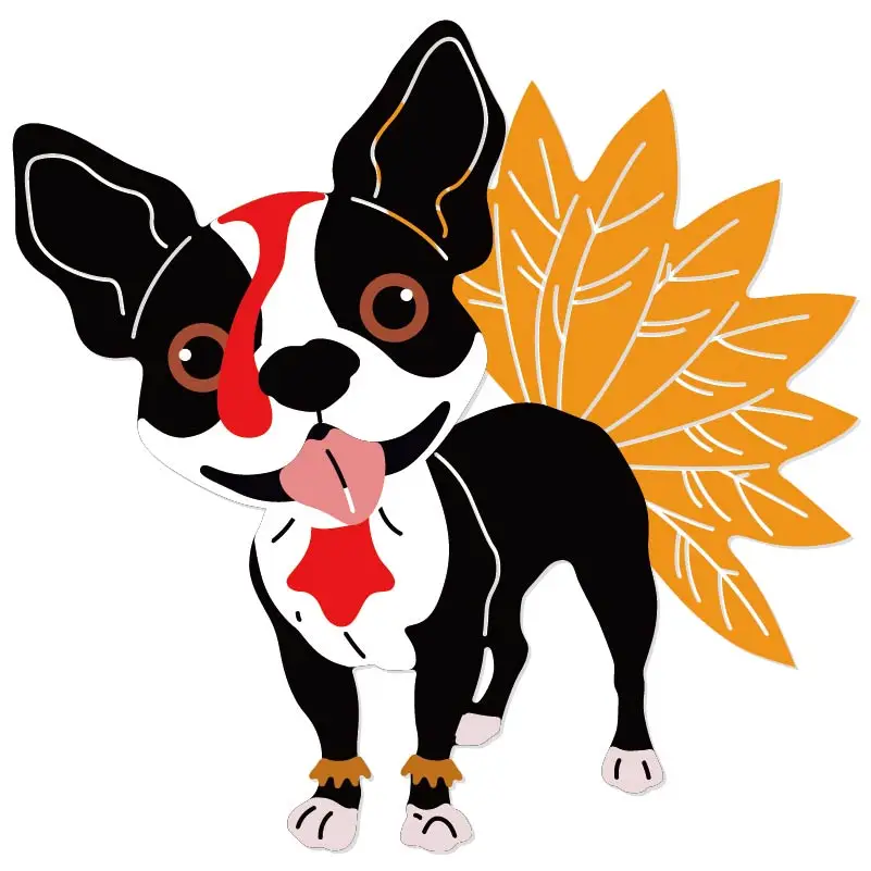 

Keji pet dog 107*109mm Metal Cutting Dies Scrapbooking for Card making DIY Embossing stencil Cuts New Craft Die 2019