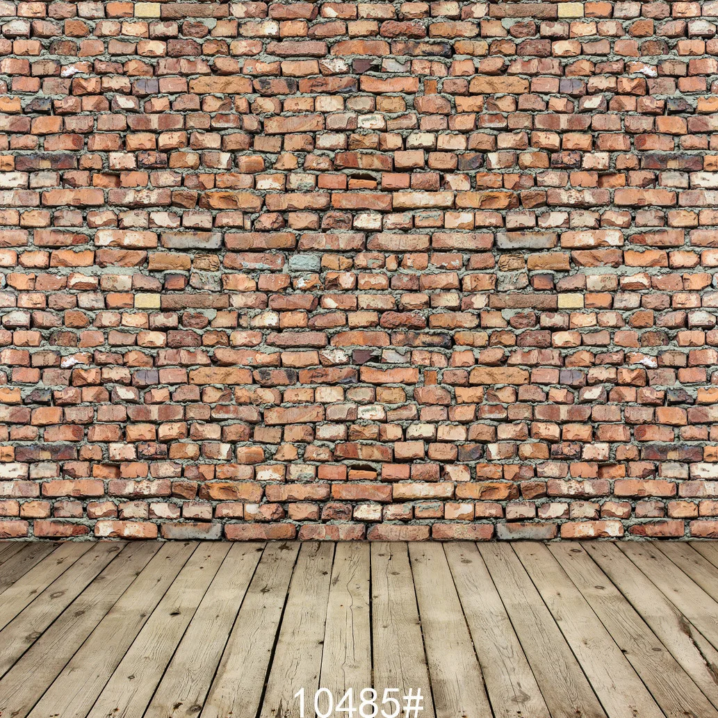 Simulated Brick Wall Photo Background Ancient Vinyl | Электроника