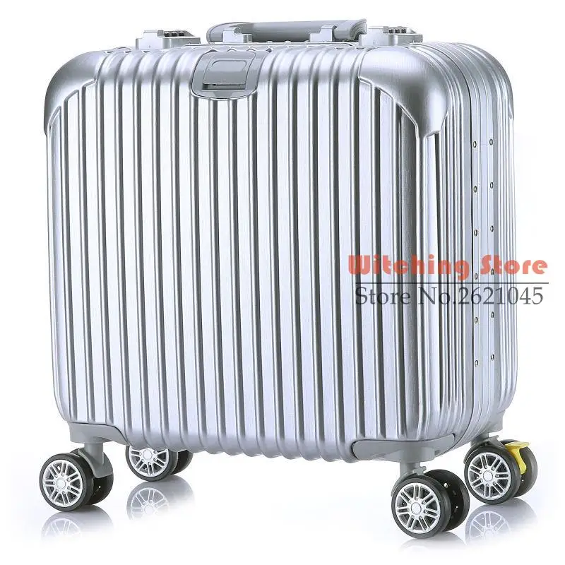 17 INCH 17 font b Luggage b font universal brake wheel landing chassis with customs really