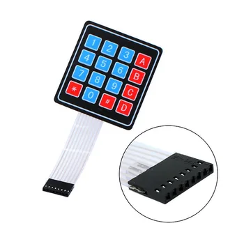 

3PCS/LOT 4*4 Matrix Array/Matrix Keyboard 16 Key Membrane Switch Keypad for arduino 4X4 Matrix Keyboard
