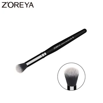 ZOREYA Brand High Quality Concealer Makeup Brushes Black Wooden Handle Soft Nylon Hair Cosmetic Tools For face Makeup 1