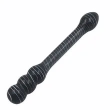 black glass long anal plug dildo fake dick Texture crystal anal beads butt plug adult sex toys for woman lesbian erotic products faak 16 inch long dildo anal plug dual use double dildo big penis fake sex products sex toys for women lesbian sword dick cock