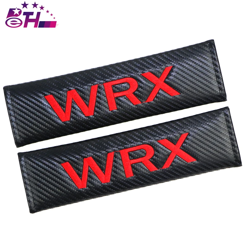 2 шт. автомобильный ремень безопасности плеча Защитный чехол для WRX углеродного волокна