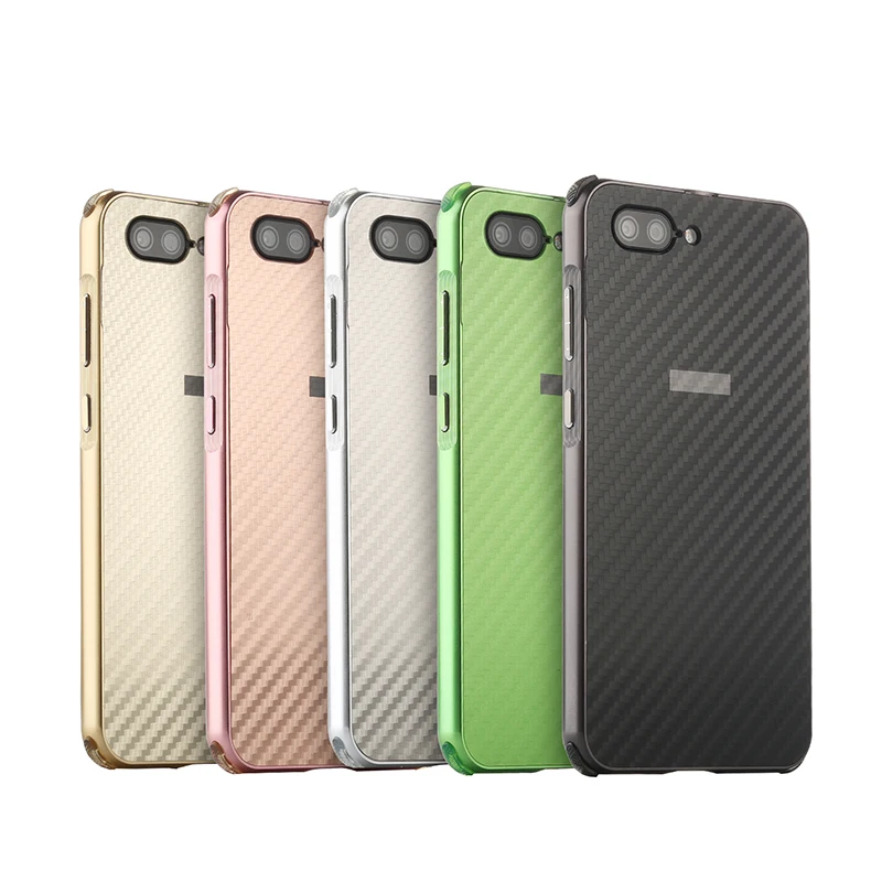

Luxury Aluminum Metal Frame Case For Asus Zenfone 4 Max Plus ZC550TL X015D Carbon Fiber Back Cover for Zenfone4 Max Plus ZC550TL