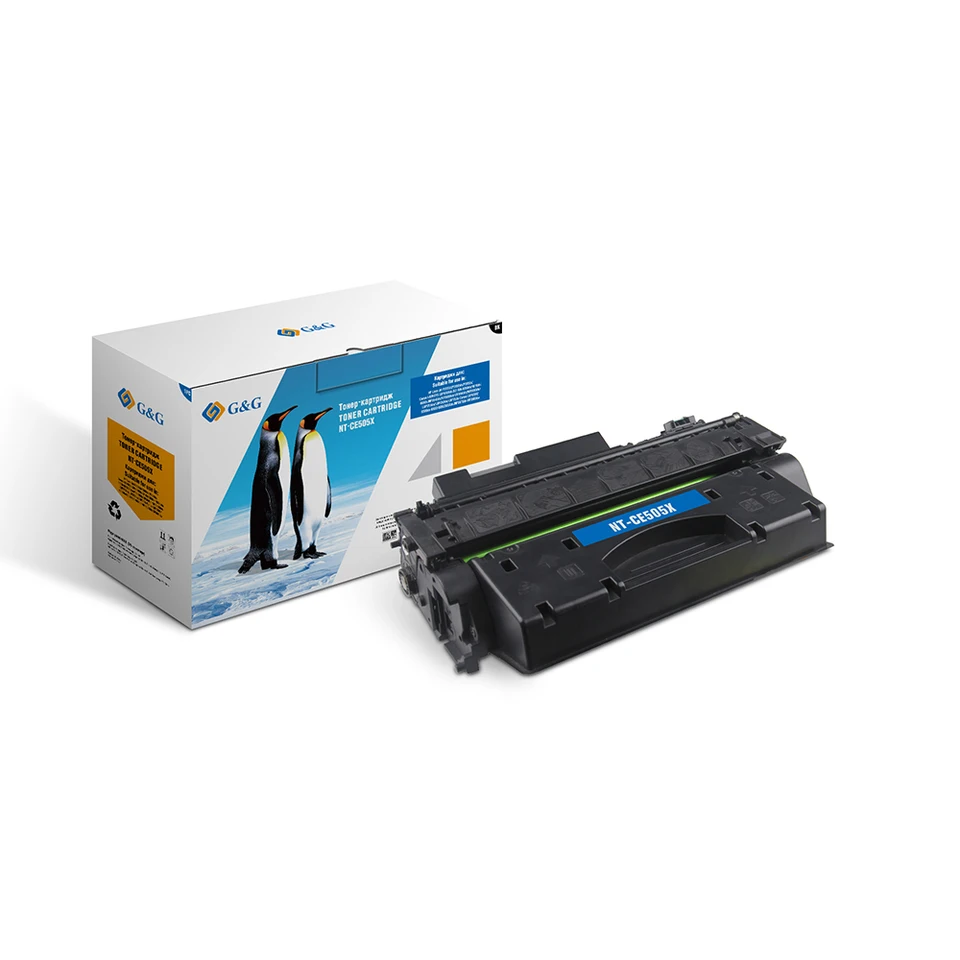 

Тонер-картридж G&G NT-CE505X для HP LaserJet P2055d/P2055dn/P2055x (6500стр)