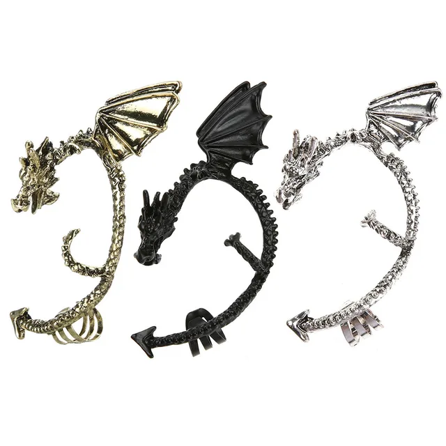 Fashion Unique Goth Earring Punk Wind Restoring Ancient Ways Is Fashion Unique Goth Earring Punk Wind Restoring Ancient Ways Is Domineering Personality Exaggerated Dragon Earrings