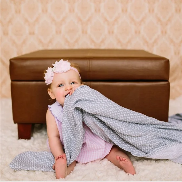 Бамбуковое хлопковое муслиновое детское Пеленальное Одеяло для новорожденного газовые принадлежности детское одеяло для младенца Пеленальное полотенце 120*120