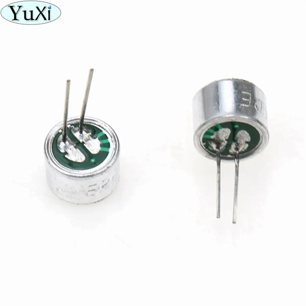 YuXi 10mm x 7mm 2 Pin MIC Capsule Electret Condenser Microphone 10 * 7 mm Pickup / electret microphone