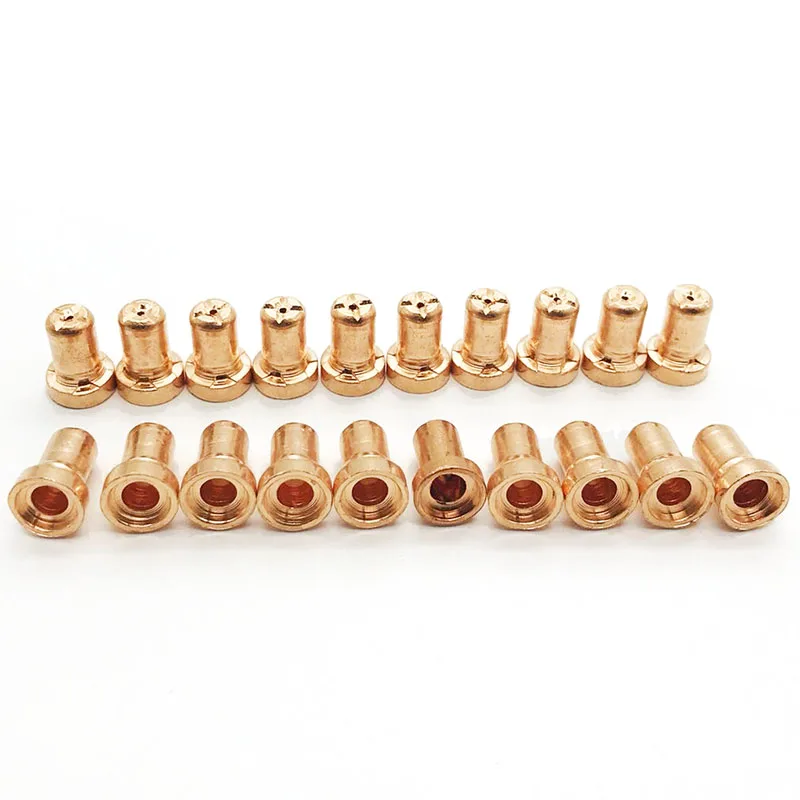 Ceramic + Metal Air Plasma Cutting Cutter Consumables Extended TIP Nozzles Electrode For PT31 LG40 Torch CUT-50D 60Pcs/Set Ceramic + Metal Air Plasma Cutting Cutter Consumables Extended TIP Nozzles Electrode For PT31 LG40 Torch CUT-50D 60Pcs/Set