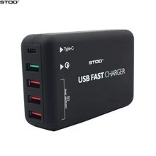 STOD многопортовое USB зарядное устройство 30 Вт Тип C Быстрая зарядка 3,0 USB-C быстрая зарядная станция для смартфона Настольный ПК QC3.0 адаптер переменного тока