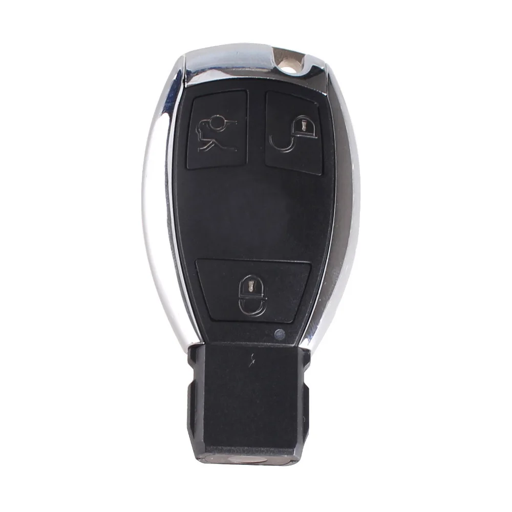 RIOOAK 3 кнопки для Mercedes Key BENZ SMART KEY FOB дистанционный корпус хромированный S SL ML SLK CLK E
