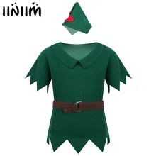 Enfants garçons habiller Costumes T-shirt avec chapeau ceinture Halloween noël Cosplay fête garçon pour fantaisie carnaval jeu de rôle vêtements