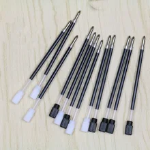 20 шт./лот 7 см ручка с заправляемым стержнем Замена черные чернила для медная Ручка-роллер& Стеклянная Ручка с заправляемым стержнем