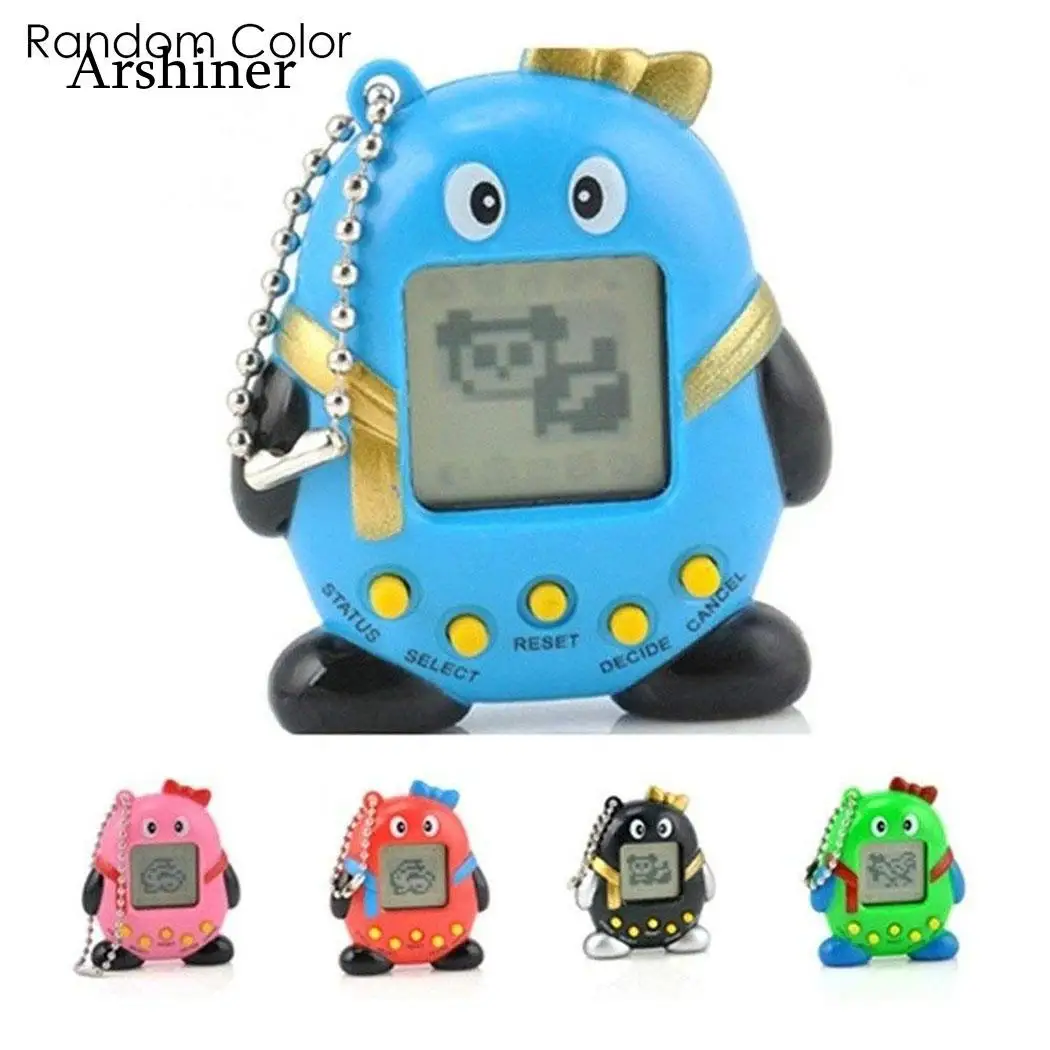 

Electronic Pets Toys 90S Nostalgic 168 Pets in One Virtual Cyber Pet Toy 6 Style Penguins toy New