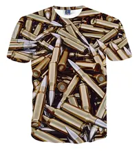 2016 neue Harajuku 3D T Shirt Männer Frauen Fashion Tees Kugel/Kamera/Zigarette/Flasche Gedruckt T-Shirt Crewneck Tops Camiseta Hombre
