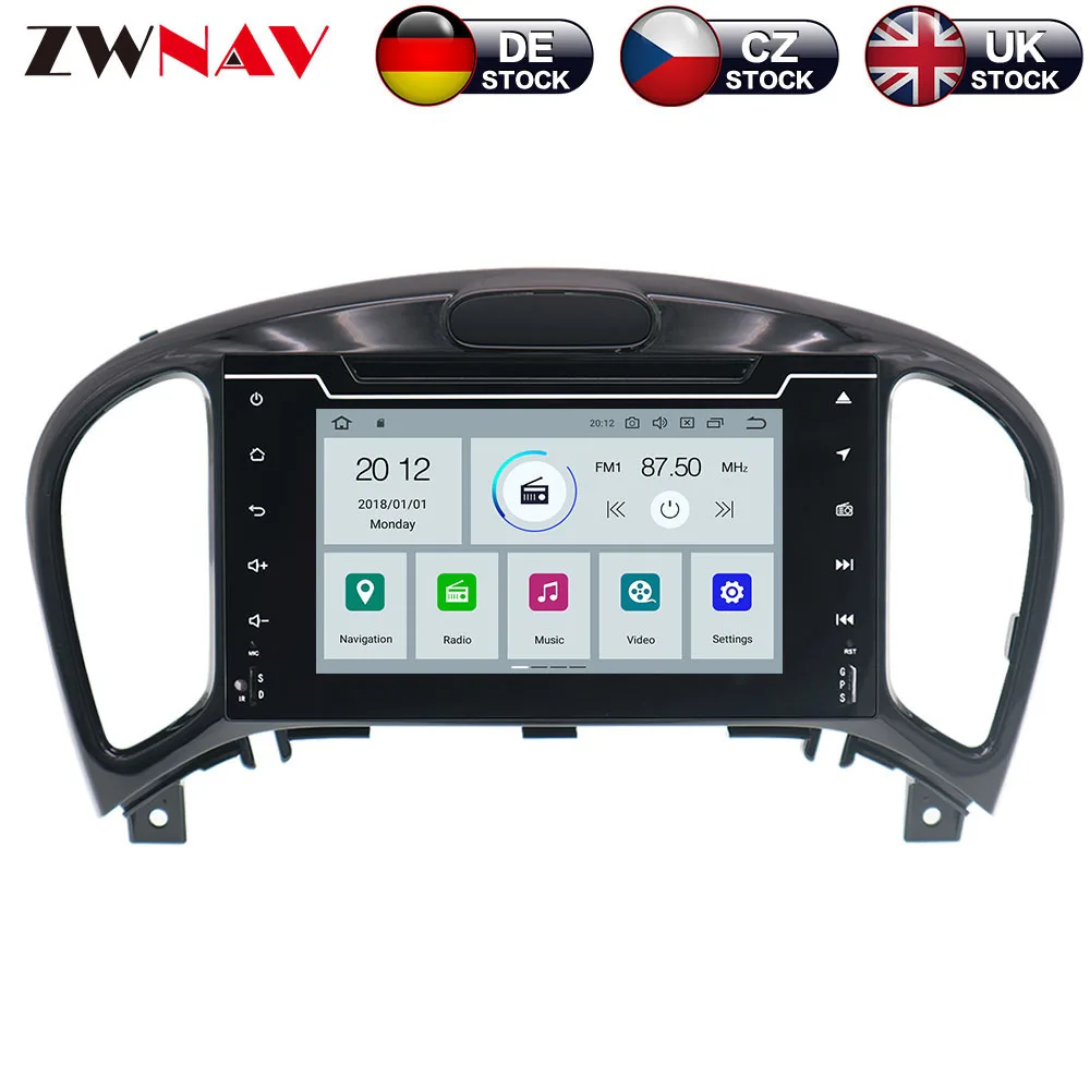 

ZWNAV Android 9.0 4+32GB Car DVD Player FOR Nissan Juke for Infiniti ESQ 2011-2017Radio Ibiza GPS Navigation with Mirroring link