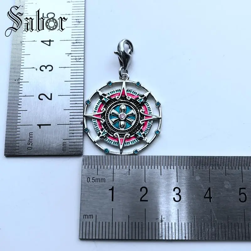 Thomas Mayan Calendar Charm этнический подарок 2020 посеребренный браслет подарки ювелирные