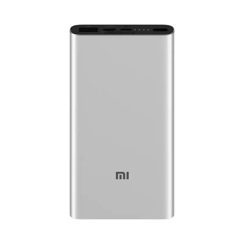 Xiaomi power Bank3 10000mAh Мобильный резервный внешний аккумулятор 10000 Bateria Внешнее зарядное устройство для iphone samsung Внешний аккумулятор - Цвет: Silver