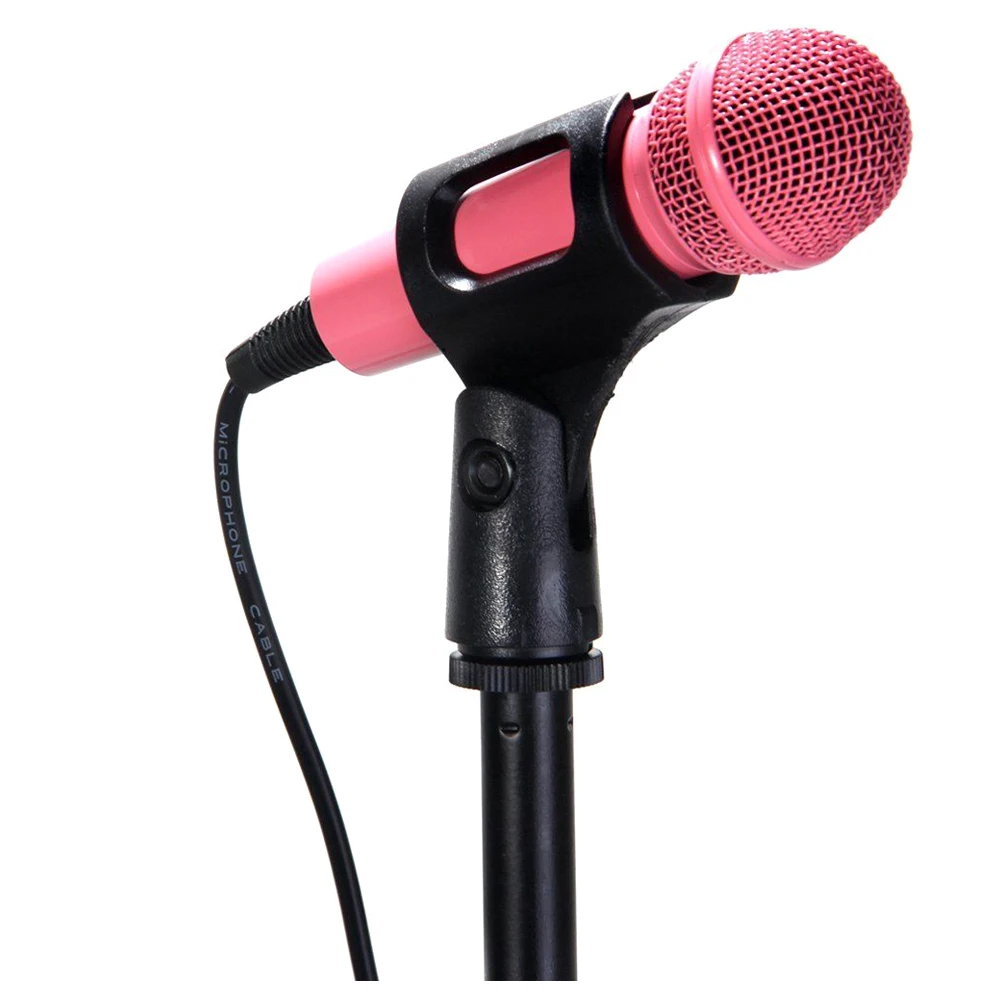 

HFES Dual Clips Boom Microphone Mic Stand Holder Adjustable Collapsible Tripod New