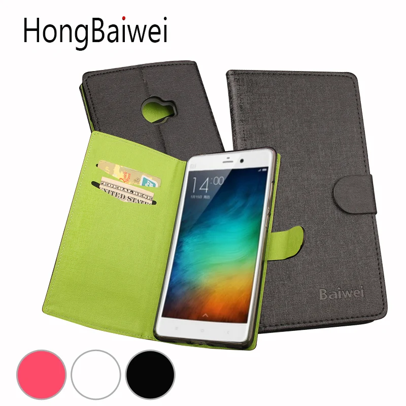 

HongBaiwei for Xiaomi Note2 Case Cover Fashion Hit Color Leather Wallet Card Holder Flip Phone Bag Case for Xiaomi Note2