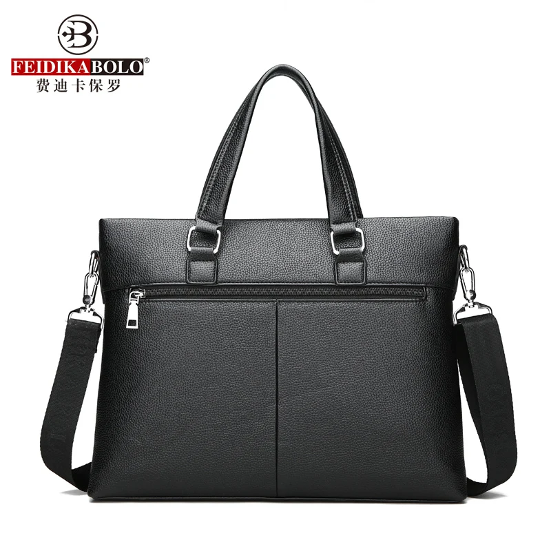 FEIDIKABOLO, мужская сумка, новая, модная, для компьютера, деловая сумка, для отдыха, большая вместительность, портфель, известный бренд, кожаная мужская сумка, повседневная