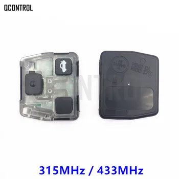

QCONTROL Vehicle Remote Key Inner Internal Core Assembly for Toyota Camry Prado Corolla Frequency 315MHz or 433MHz