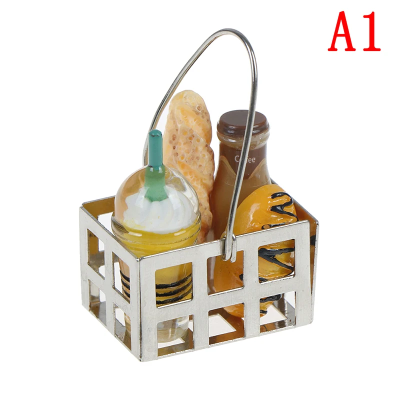 1Set Новинка, микроволновая печь, еда, хлеб, кулинарная доска, нож, разделочный блок, ролевые игры, кухонные игрушки 1: 12 1:6, миниатюрные весы для кукольного дома - Цвет: 1Set
