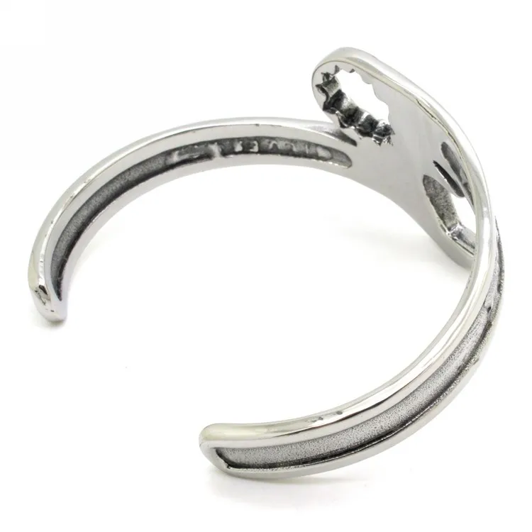 Wholesale-Lot-Fashion-Silver-Biker-Tools-Wrench-Bracelet-Bangle-Stainless-Steel-New-Fashion-Jewelry