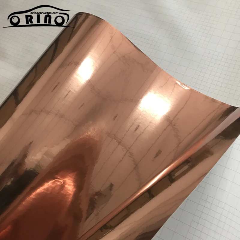 Chrome Mirror Rose Gold Vinyl Film Sticker-1
