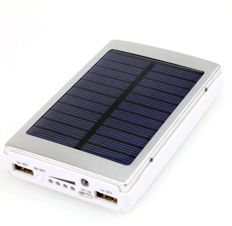 Дополнительный внешний аккумулятор 20000 мА/ч, Портативный solar power bank с СВЕТОДИОДНЫЙ Солнечное зарядное устройство, внешний аккумулятор для iphone 7plus samsung s8 xiaomi pocophone f1