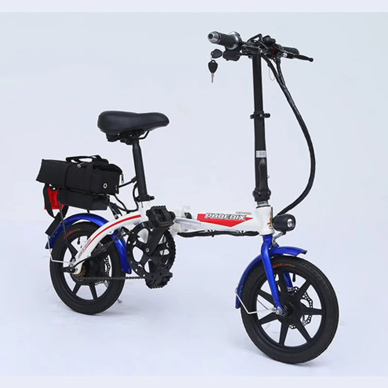 Best Electric Power Fold Bicycle Lithium Battery Step By Step Generation Drive Adult Portable Small-scale Electric Vehicle 12