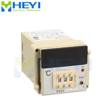 E5C4 контроллер температуры Интеллектуальный K Тип входного типа термостат на din-рейку монтаж