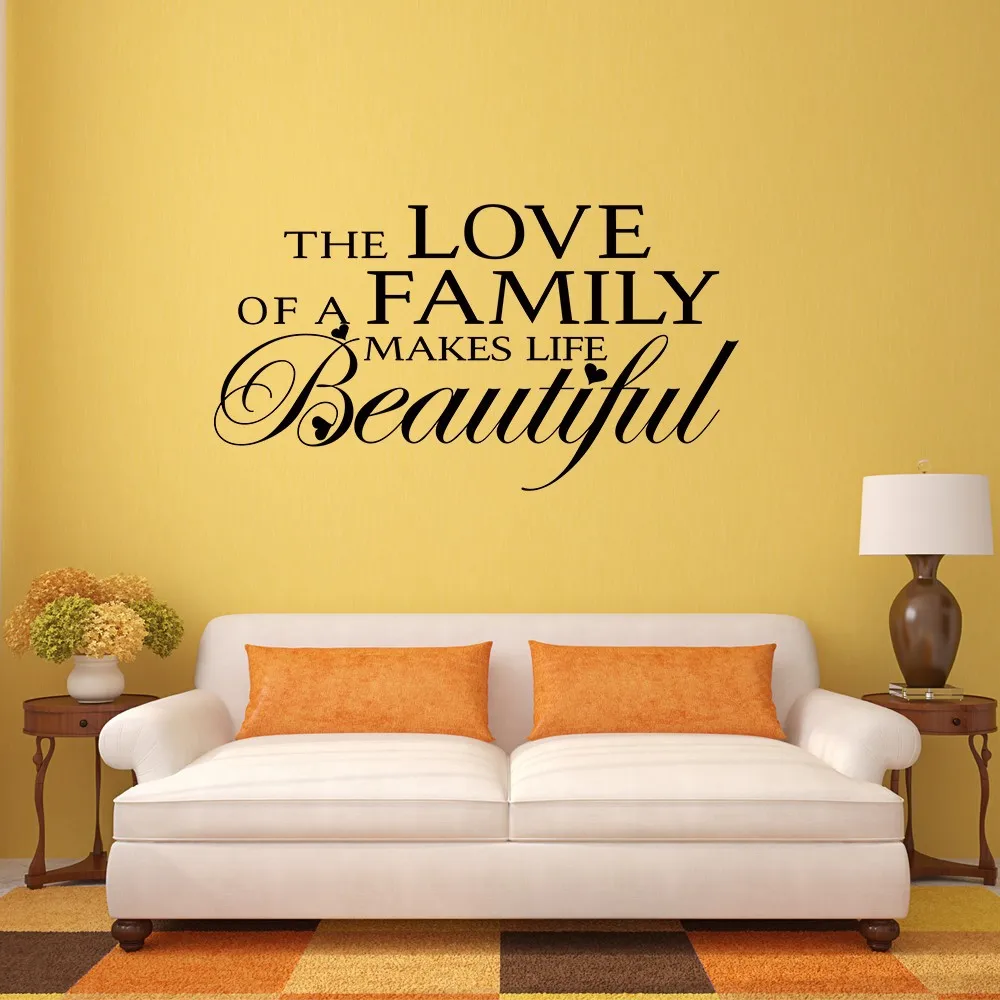 Die Liebe Eine Familie Macht Das Leben Schöne Liebe Familie Wand