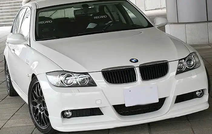3D TYPE real CARBON FRONT BUMPER LIP SPOILER for BMW E90 3-series M-TECH FRONT BUMPER