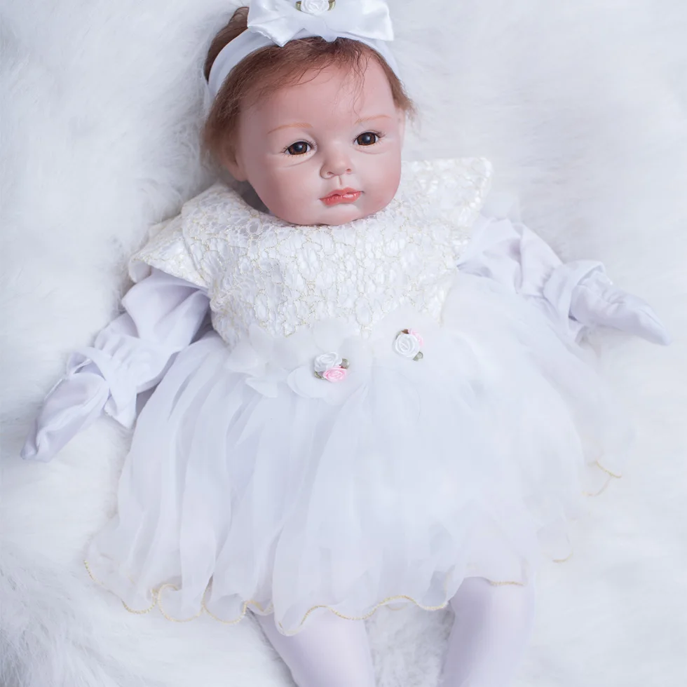 OtardDolls 22 дюйма мягкие силиконовые куклы Reborn реалистичные для новорожденных милые