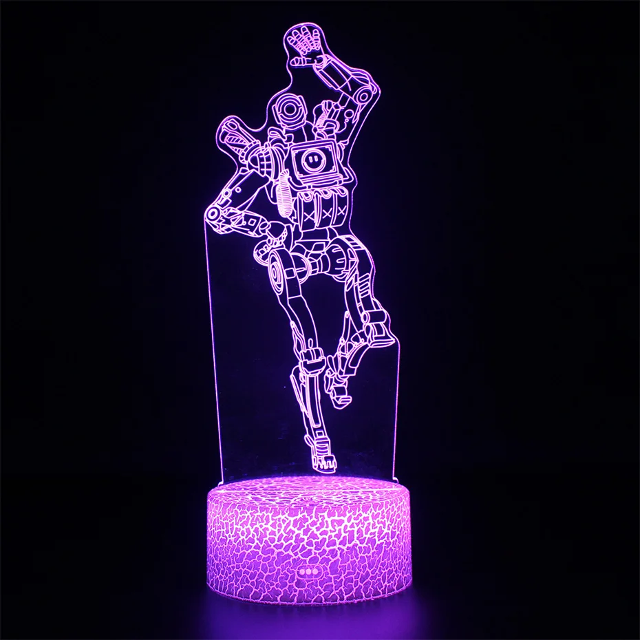 

APEX Lamp Remote Control Touch 3d Table Lamp Battle Royale Led Party Night Light Illusion LED Lamps APEX Legends Nightlight