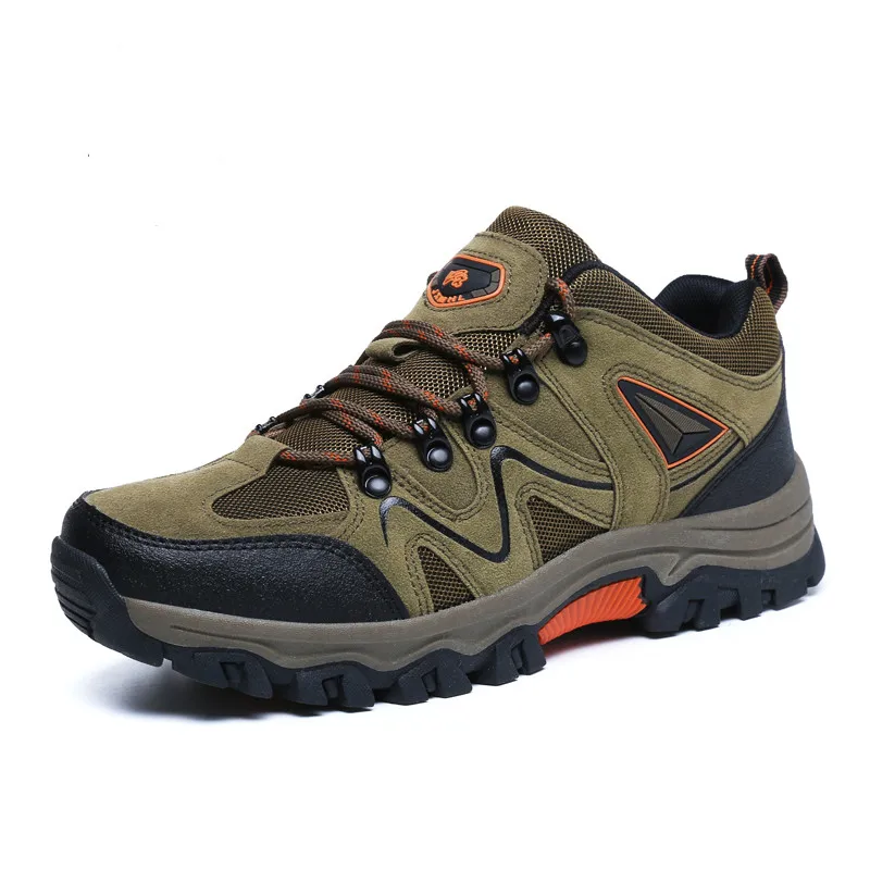 

Big Size Men's HIking Shoes Tactical Shoes Male Outdoor Anti-skid Breathable Trekking Hunting Tourism Mountain Sneakers for Men