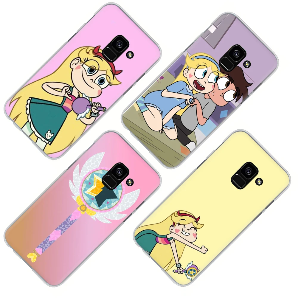 Жесткий чехол для телефона Star vs the Forces of Evil для samsung A3 A5 A6 A8 Plus A7 A9 A10s 20s 30s 40s 50s 70