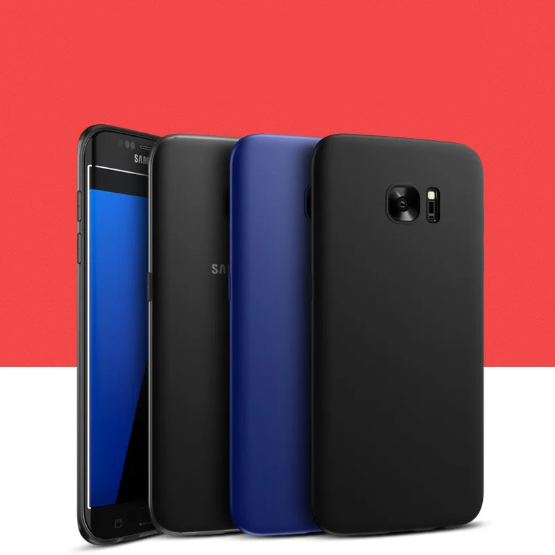 

S7 S7 Edge Ultra-Thin TPU Matte Case for Samsung Galaxy S7 S7 Edge Bag Silicone Gel Soft Flexible Slim Back Cover Shell