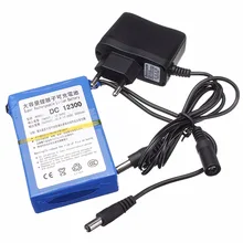 DC 12300 3000mAh Lithium Ion Rechargeable Battery AC Power Charger EU/US Plugs Rechargeable Battery For CCTV Camera DC 12300 3000mAh Lithium Ion Rechargeable Battery AC Power Charger EU/US Plugs Rechargeable Battery For CCTV Camera