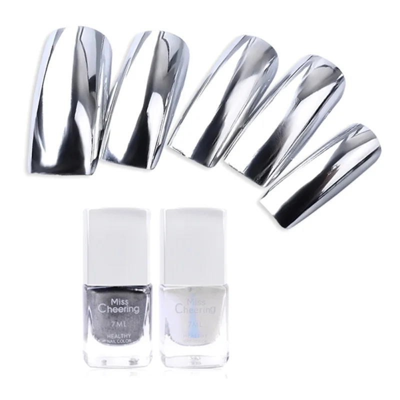 

2017 Diamond Shining Nail Art Design Mirror peel off Gel electroplate plating Metal Gel Nail Polish