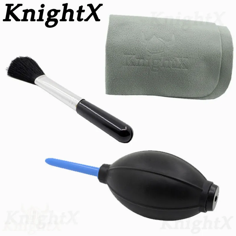 

KnightX Superfine Cloths Wipe Camera Len UV CPL Glasses Cleaner lot for nikon filter dish-cloth air blower lens dslr camera