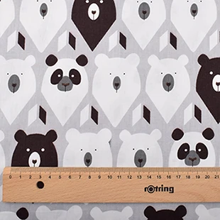 Chainho, Jungle animals Series, печатная саржевая хлопковая ткань, для поделок шитья, простыня для детей и малышей, подушка, материал, полметра - Цвет: C 1 piece 50x160cm
