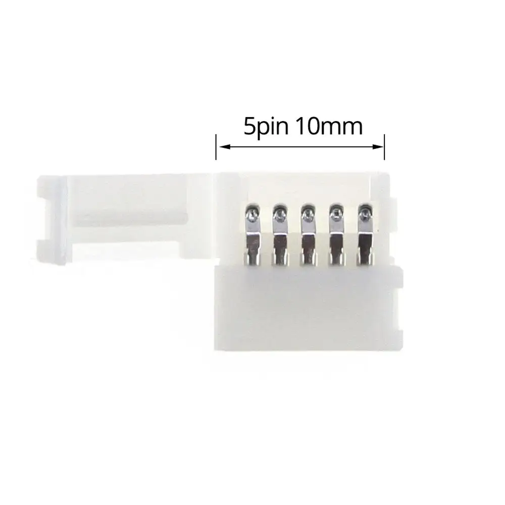 Светодиодная лента 5 шт соединители 2pin 4pin 5pin 8 мм 10 Бесплатная сварка для SMD 3528 2835